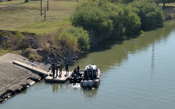 B-ROLL: Coast Guard launches new asset on the Rio Grande