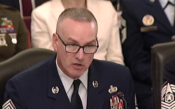 CMSAF Wolfe delivers opening remarks on quality of life