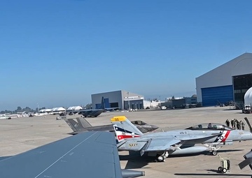B-roll: Community day with the Air Force, Navy, Air National Guard ahead of 2026 Super Bowl LX flyover