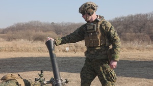 Marines Conduct a Mortar Range during Korea Viper 26.2