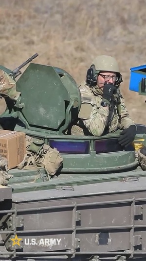 Dogface Soldiers conduct tank gunnery