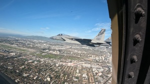 U.S. Navy, U.S. Air Force conduct joint flyover at Super Bowl LX