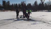 Fort McCoy DES Fire Department dive team holds 2026 ice rescue training at frozen lake at Fort McCoy