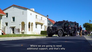 SBD3 61st Security Forces, LAPD SWAT trains at Fort MacArthur (SBD3-TV version)