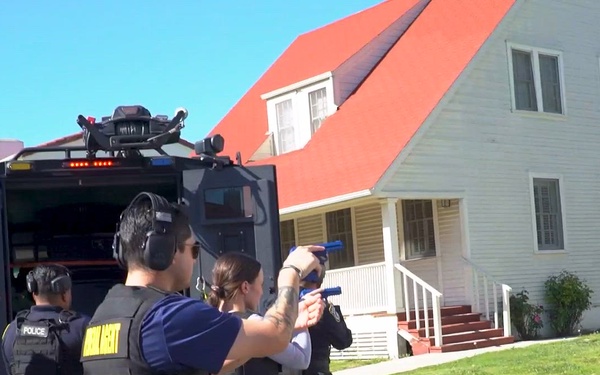 B-Roll: 61st Security Forces, LAPD SWAT, OSI training at Fort McArthur