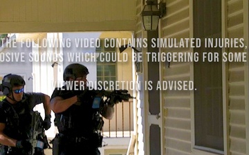 SBD3 61st Security Forces, LAPD SWAT trains at Fort MacArthur