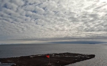 USCG Polar Star (WAGB 10) supports McMurdo Station during Operation Deep Freeze 2026
