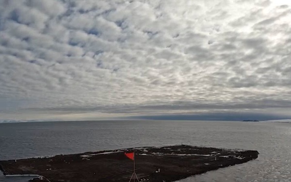 USCG Polar Star (WAGB 10) supports McMurdo Station during Operation Deep Freeze 2026