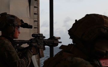 22nd MEU(SOC) | MSPF conducts a live-fire range aboard USS Iwo Jima