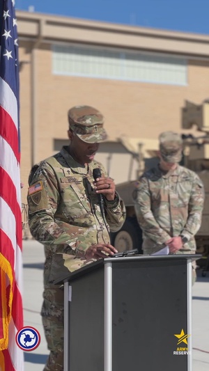 306th QM CO Deployment Ceremony