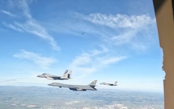 U.S. Navy, U.S. Air Force conduct joint flyover at Super Bowl LX