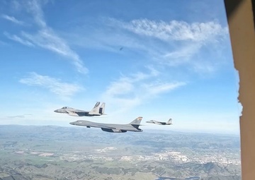 U.S. Navy, U.S. Air Force conduct joint flyover at Super Bowl LX