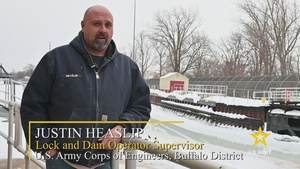 Black Rock Lock: Maintaining Critical Infrastructure in Winter Weather