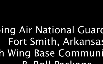 B-roll footage of Airmen assigned to the 188th Base Communications