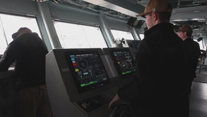 Pre-Commissioning Unit John F. Kennedy Conducts Precision Anchoring