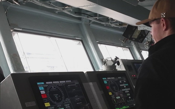 Pre-Commissioning Unit John F. Kennedy Conducts Precision Anchoring