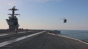 First Aircraft To Land On PCU John F. Kennedy
