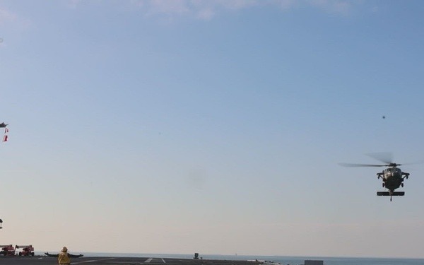 First Aircraft To Land On PCU John F. Kennedy