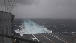 PCU John F. Kennedy Conducts High-speed Turns