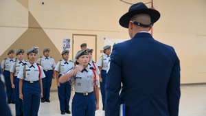 Andersen Airmen judge JROTC Drill Competition