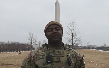 Mississippi National Guard Send Messages Home While on D.C. Safe and Beautiful Mission