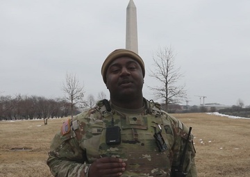 Mississippi National Guard Send Messages Home While on D.C. Safe and Beautiful Mission