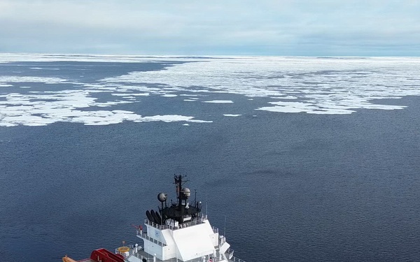 USCGC Storis operates north of the Bering Strait
