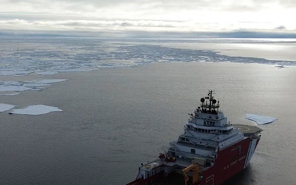 USCGC Storis operates north of the Bering Strait