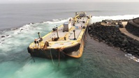 Unified Command continues salvage operations for grounded barge off San Juan Harbor