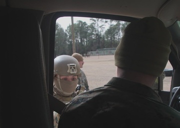 2nd Marine Logistics Group Conducts Entry and Vehicle Control Point Training