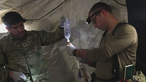 6th Squadron, 9th Cavalry Regiment casualty care at CALFEX