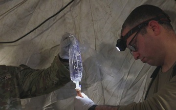 6th Squadron, 9th Cavalry Regiment casualty care at CALFEX