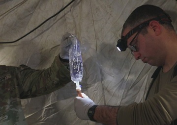 6th Squadron, 9th Cavalry Regiment casualty care at CALFEX