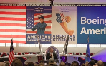 Hegseth Speaks at Boeing During Arsenal of Freedom Tour