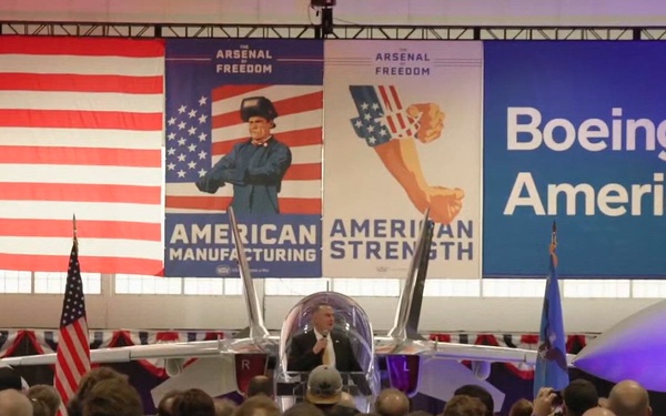 Hegseth Speaks at Boeing During Arsenal of Freedom Tour