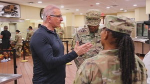 Chef Irvine visits the First Team B-Roll