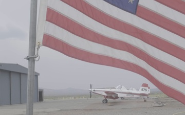 Single engine air tanker readies for wildland fire mission