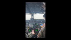 92nd Air Refueling Wing refuels B-1 Lancer after Super Bowl flyover