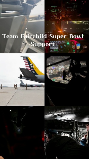 92nd Air Refueling Wing refuels B-1 Lancer after Super Bowl flyover