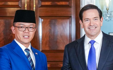 Secretary of State Marco Rubio meets with Indonesian Foreign Minister Sugiono