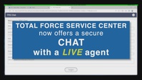 Total Force Service Center - Chat Feature