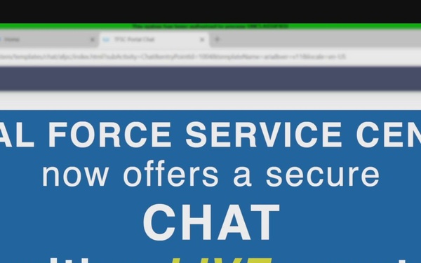Total Force Service Center - Chat Feature