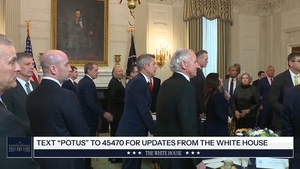 President Trump Participates in a Working Breakfast with Governors