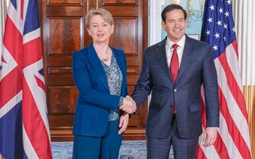 Secretary of State Marco Rubio meets with UK Foreign Secretary Yvette Cooper