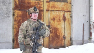 U.S. Army Spc. Alex Kirby discusses Operation Blue Dawn