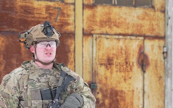 U.S. Army Spc. Alex Kirby discusses Operation Blue Dawn