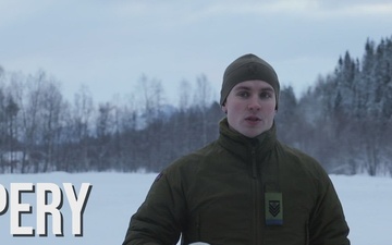 CORE26 | Norwegian troops teach U.S. Marines and Sailors Arctic Safety during Slippery Driver Training Course