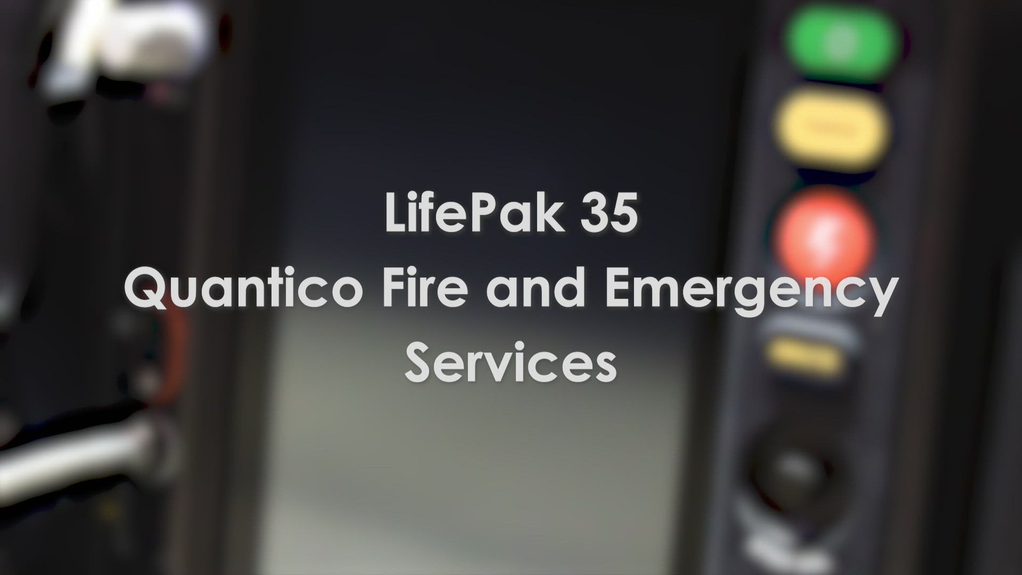 A LifePak 35 Cardiac Monitor/ Defibrillator displays vital signs and other functions during its demonstration at   Quantico Fire and Emergency Services Station 31 on Marine Corps Base Quantico, Feb. 11, 2026. The LifePak 35 is an advanced clinical decision support tool designed to promote confident cardiac care and deliver in demanding environments. Station 31 recently integrated these devices into their protocol over the LifePak 15 for their additional capabilities and features along with extensive training to provide maximum safety to service members and families aboard MCB Quantico. (U.S. Marine Corps video by Cpl. William Tucker)