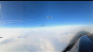 NORAD detected, tracked and intercepted Russian Aircraft near the Bering Strait