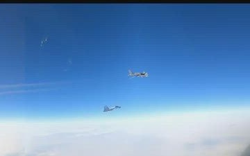 NORAD detected, tracked and intercepted Russian Aircraft near the Bering Strait
